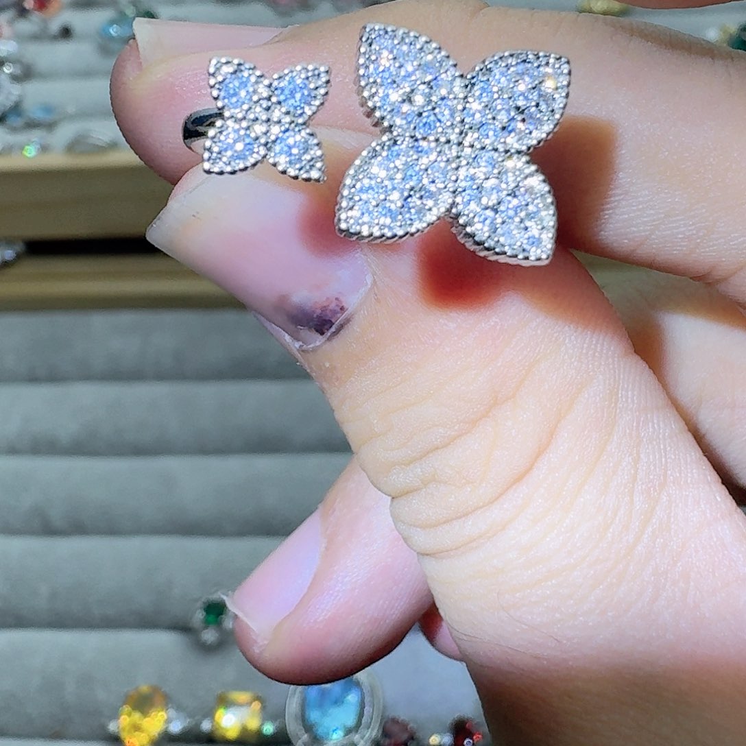 托帕石戒指银S925镶嵌