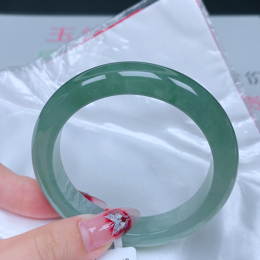 翡翠手镯未镶嵌55 55 55