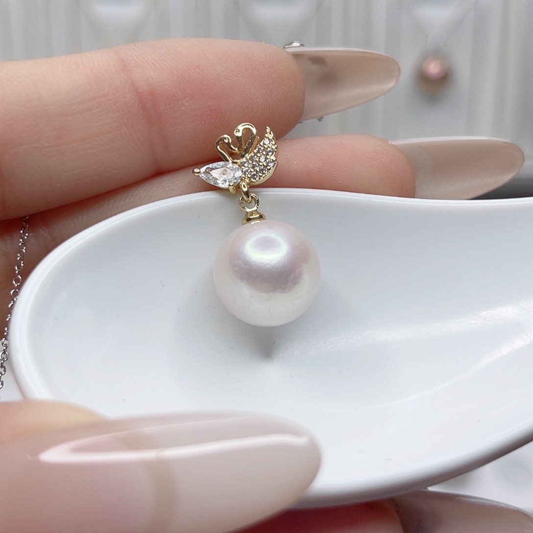 淡水珍珠未镶嵌吊坠(赠链)