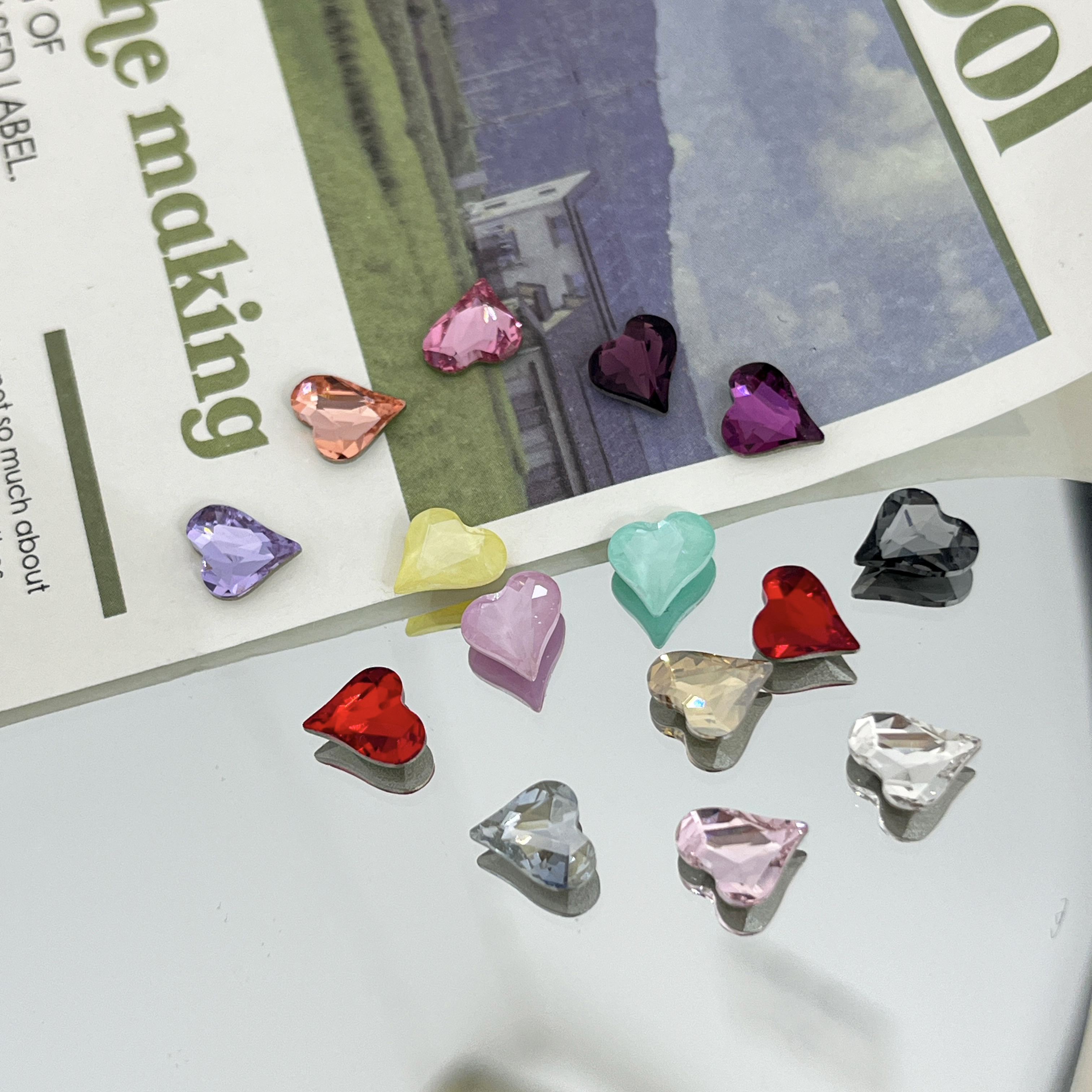 工厂美甲饰品手工堆钻宠粉临时链接 美甲钻饰超闪 1号