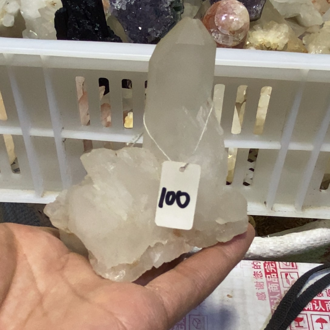 水晶水晶原石摆件未镶嵌