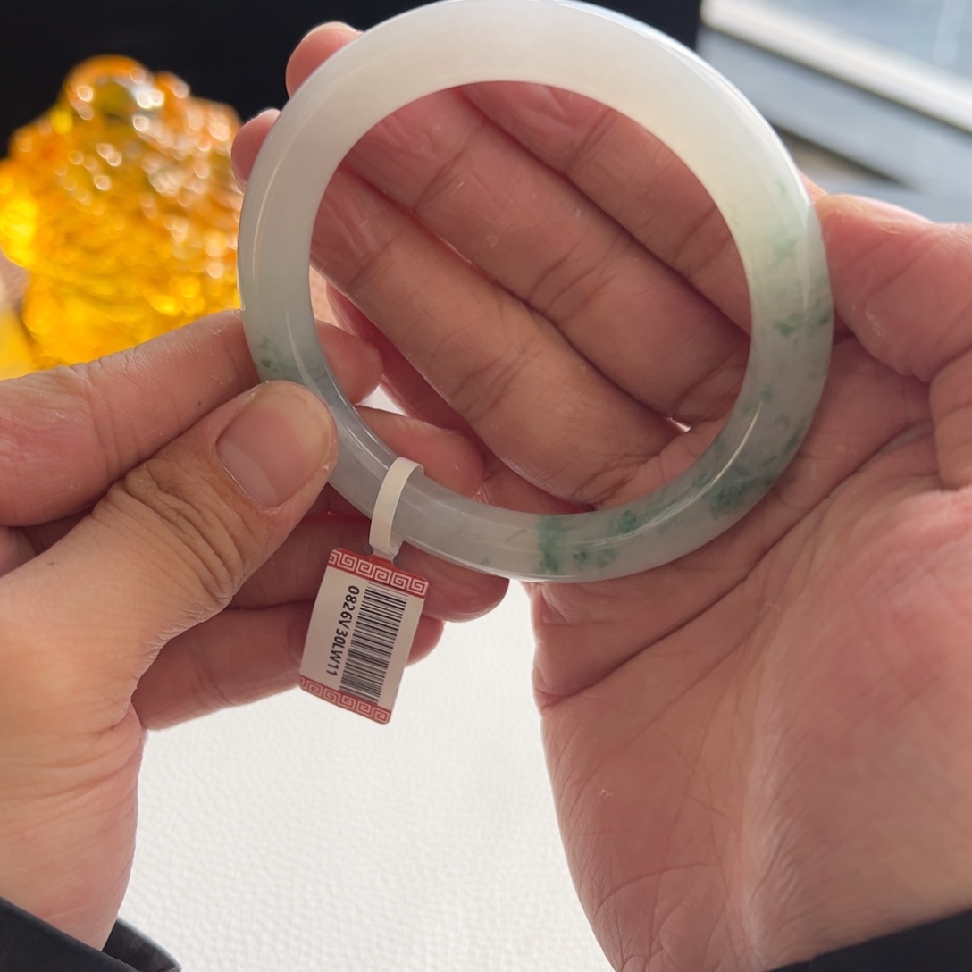 翡翠未镶嵌手镯14号 59