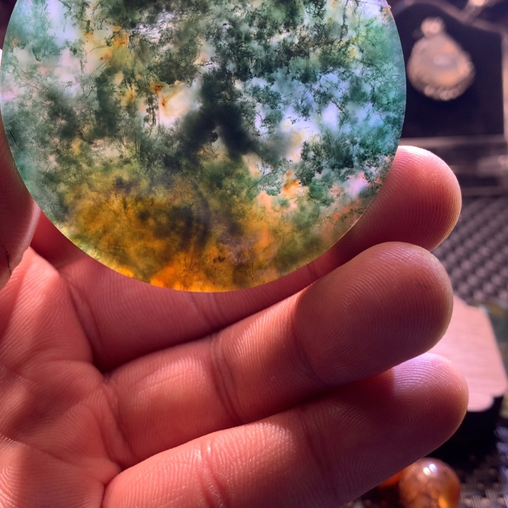 神***号玛瑙/玉髓合金颈饰