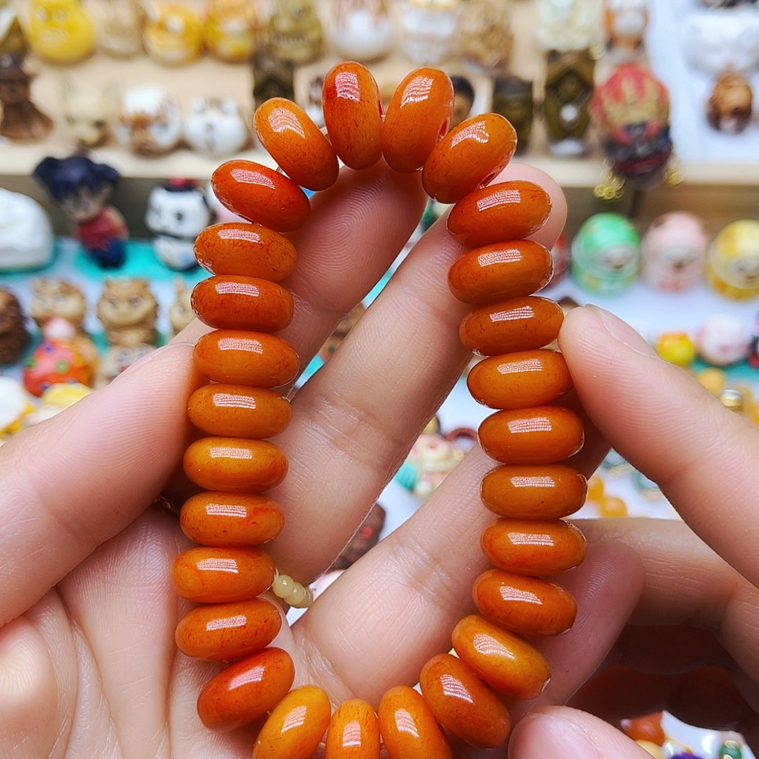 驼骨其他手工打磨的手链