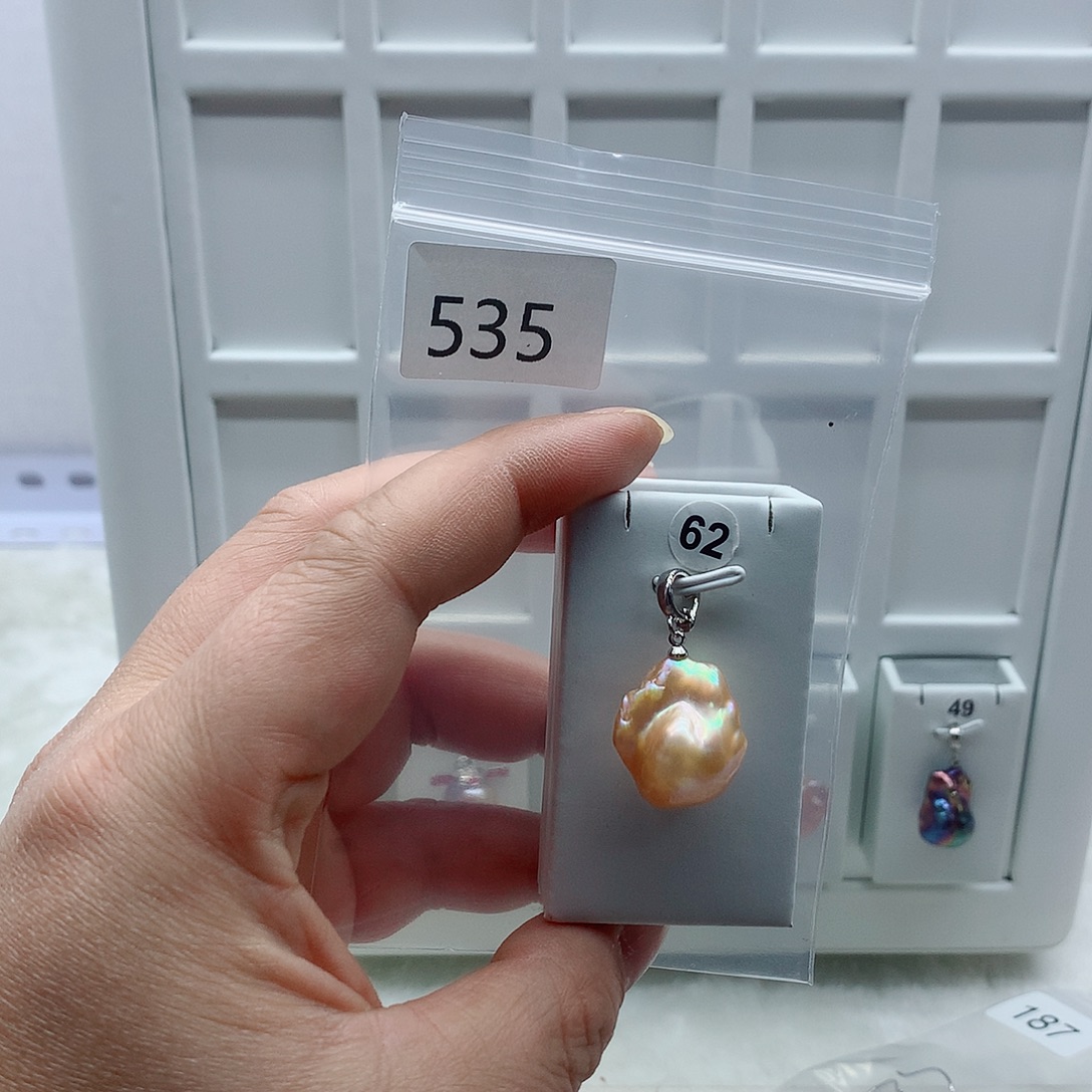 吊坠(不含链)合金淡水珍珠