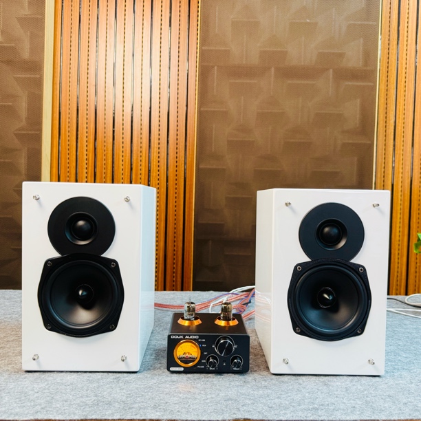 Aulyra 【银格MP1000 +ST01组合】四寸无源音箱 钢琴烤漆工艺  蓝牙