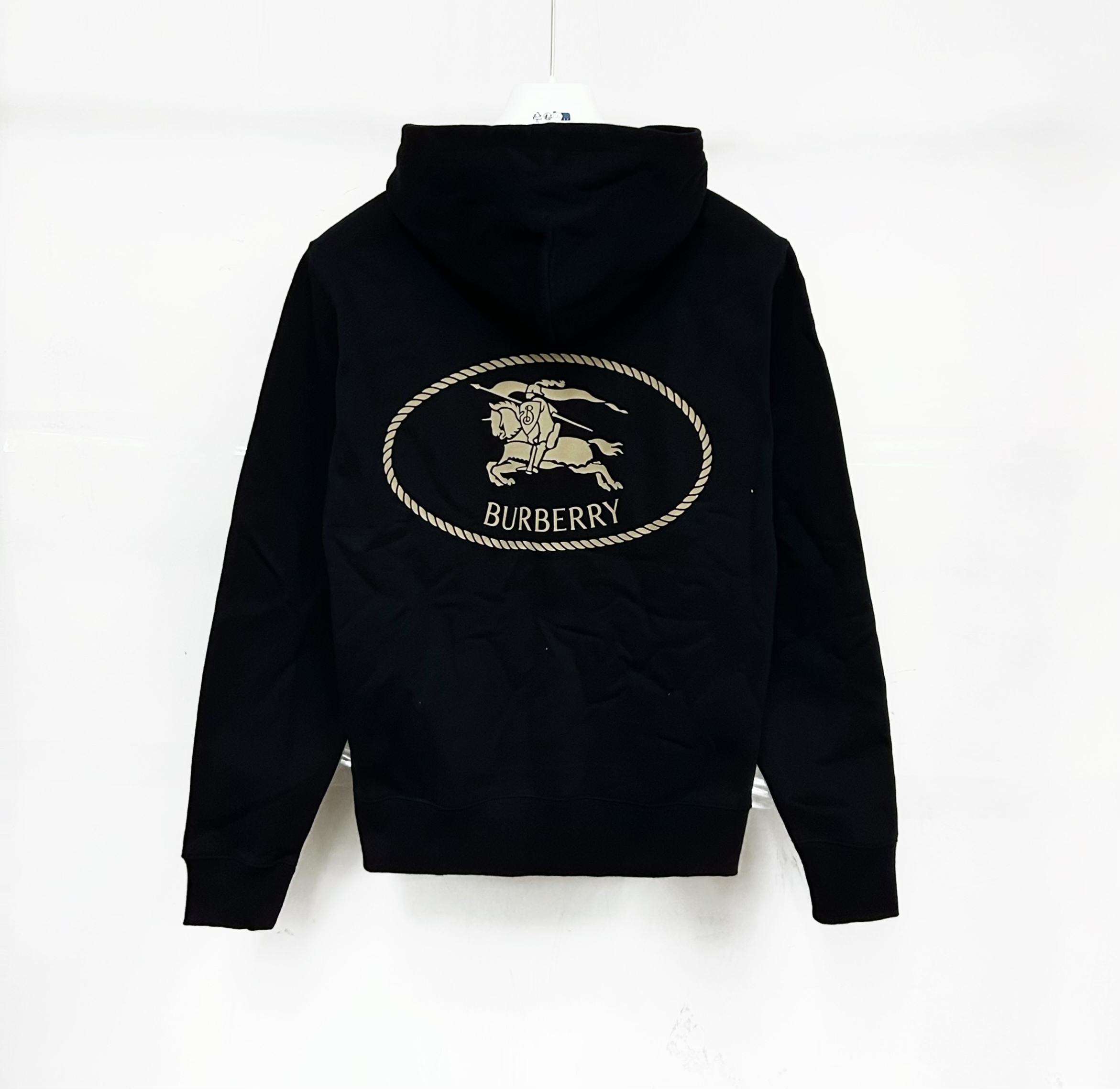 未使用 BURBERRY/博柏利 25秋冬MJ1胸前刺绣背后战马帽衫8112807