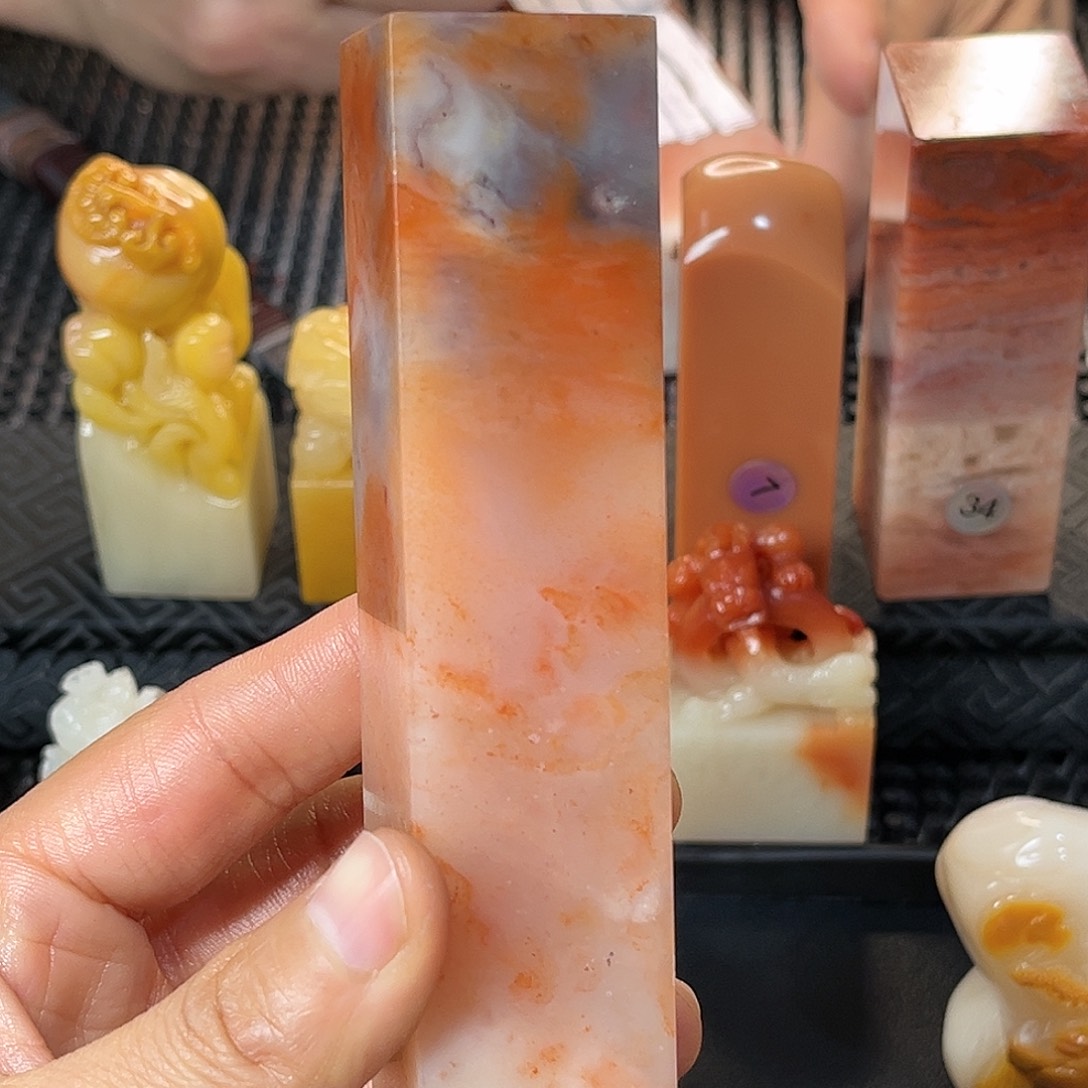 寿山石印石这么大岁数怎么会