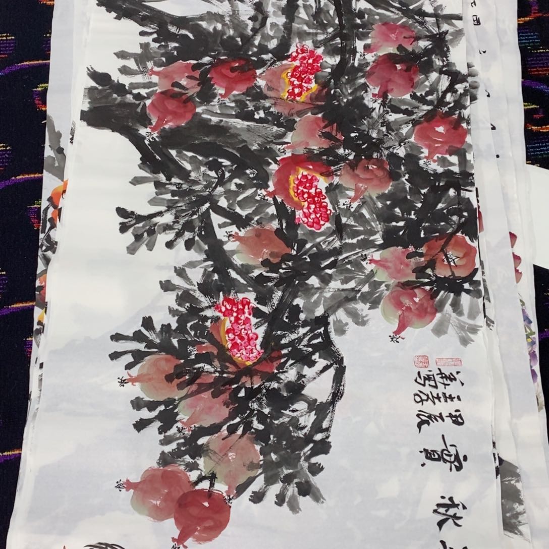 国画国画花鸟四尺王孝华  琪