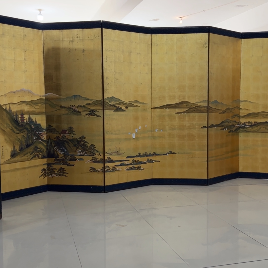 绘画屏风框画生活美学