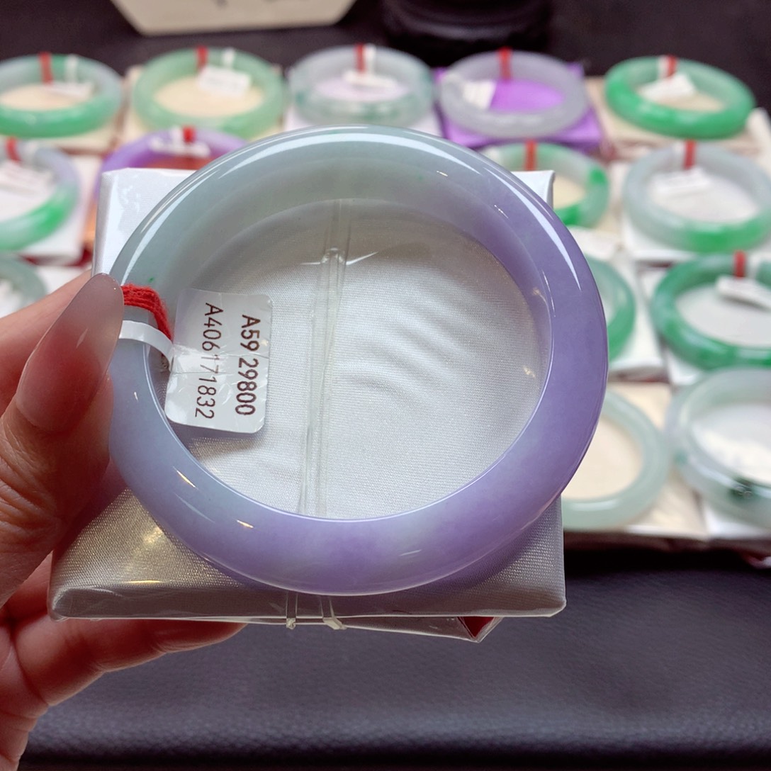 翡翠手镯未镶嵌正圈59（26号）89