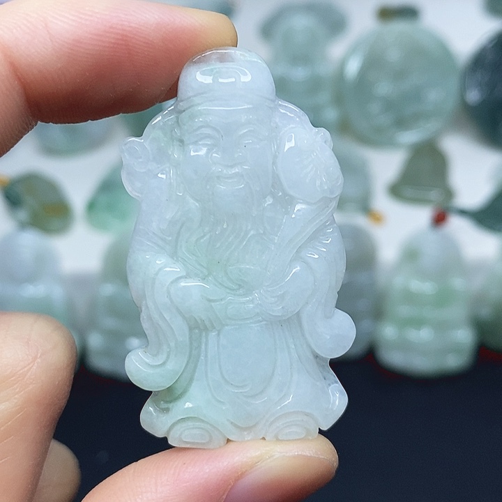 翡翠未镶嵌颈饰吊坠
