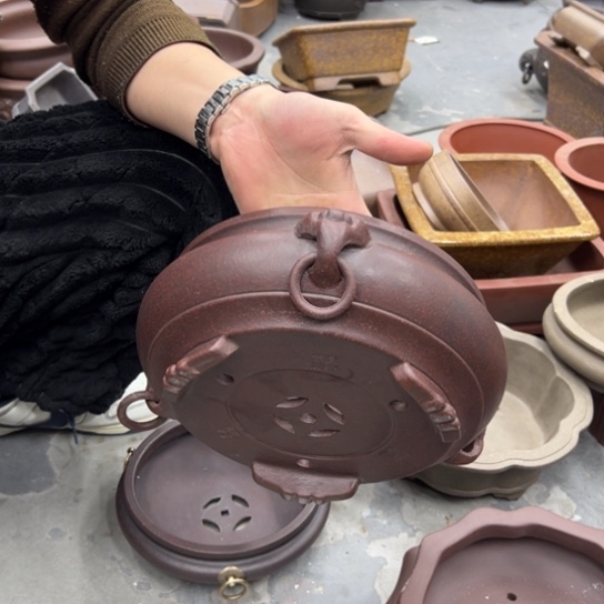 無***限紫砂花盆中香气浓美