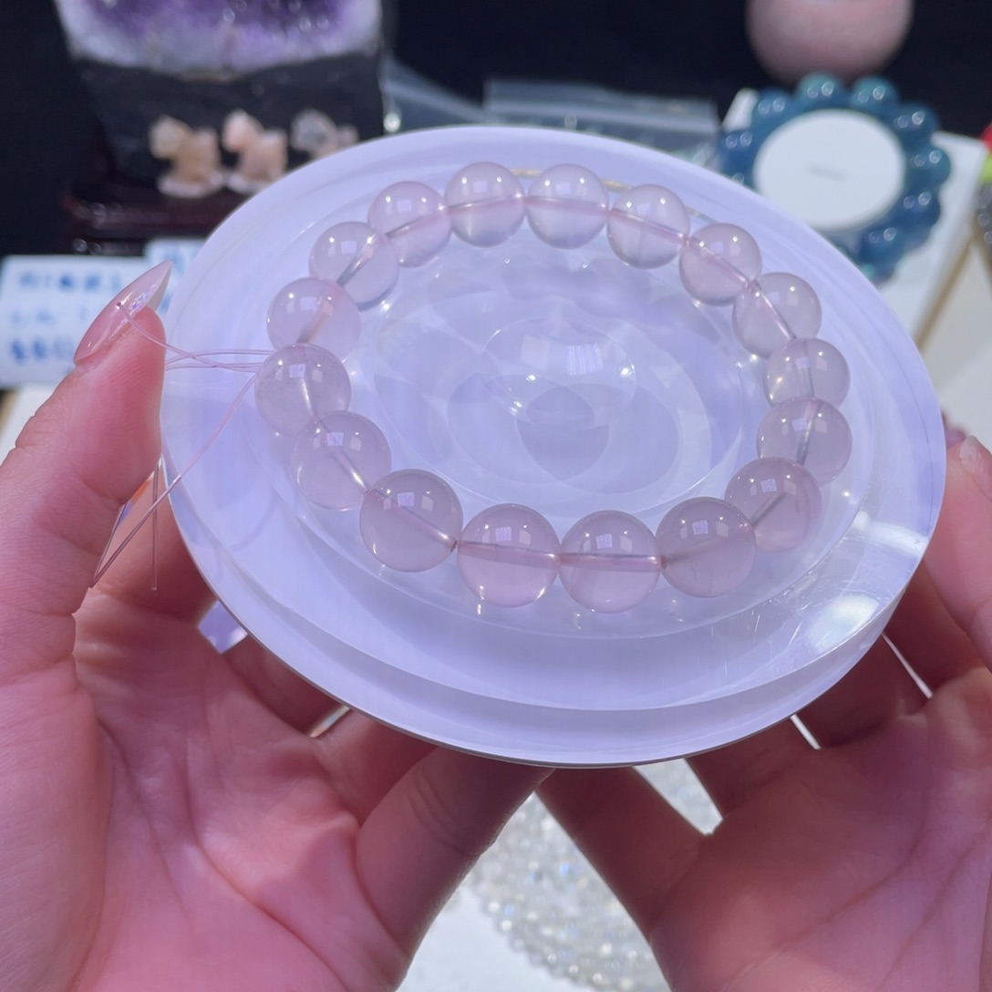 未镶嵌手链水晶超值福利款粉水12+