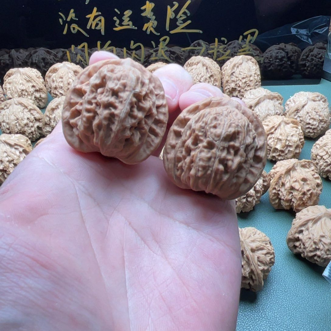 核桃把件37全品小四座楼