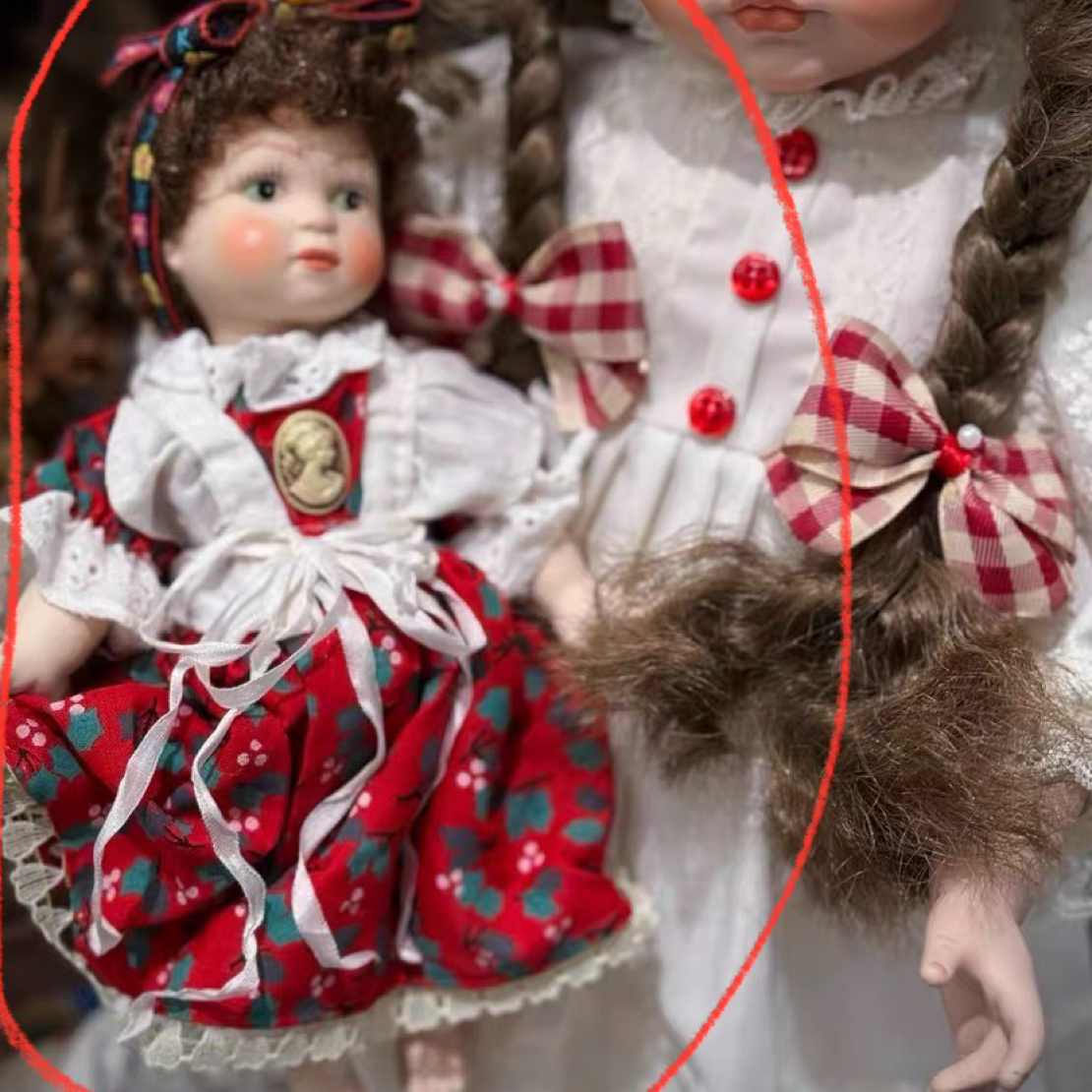 古董娃娃 陶瓷娃娃17-20厘米全瓷5关节 售出不退换 包邮