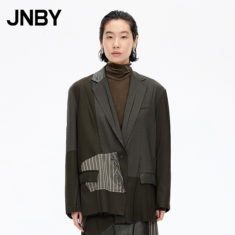 【商场同款】JNBY/江南布衣25冬新品西服宽松休闲长袖5P0711840