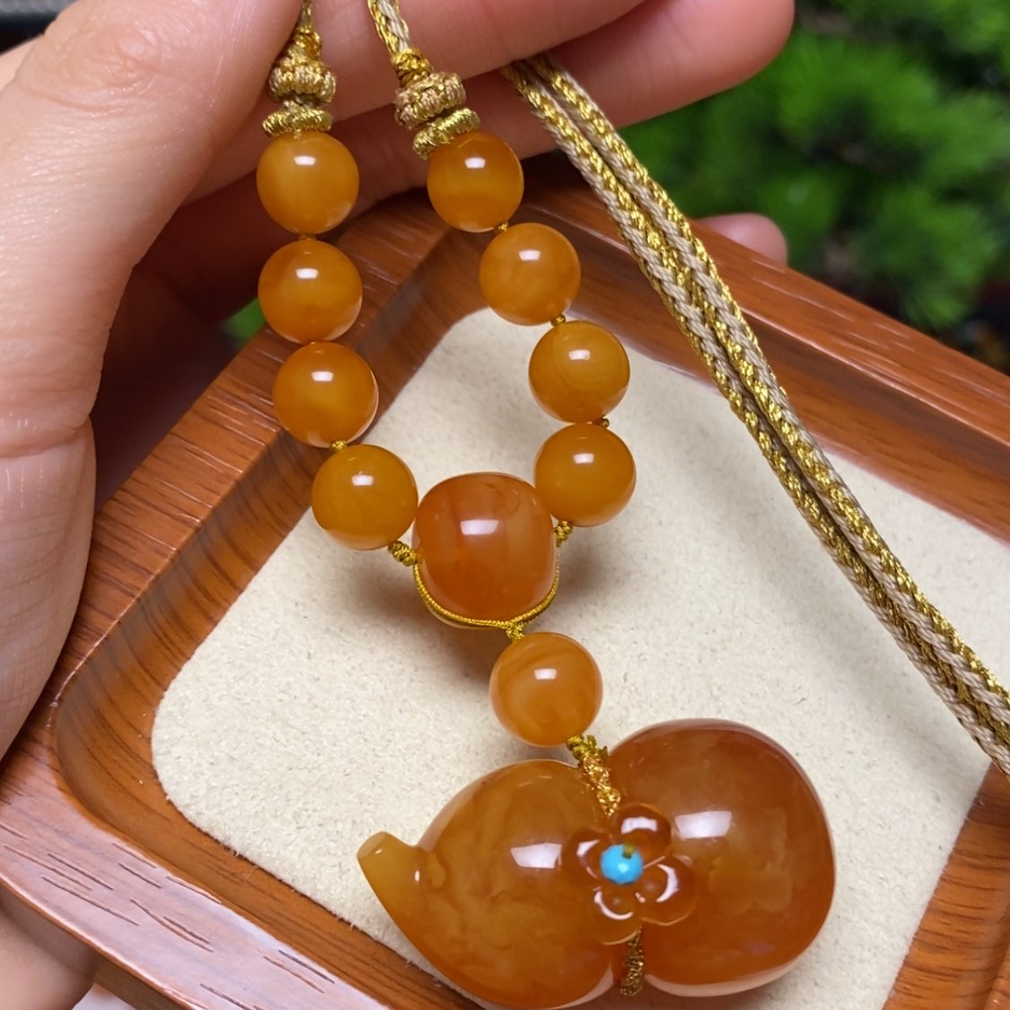 【闪购商品】蜜蜡颈饰未镶嵌项链