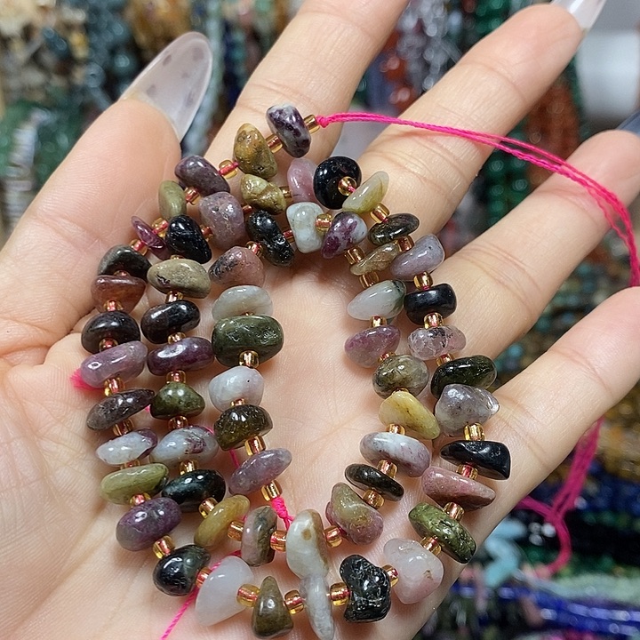 玛瑙/玉髓未镶嵌珠宝半成品天然碧玺