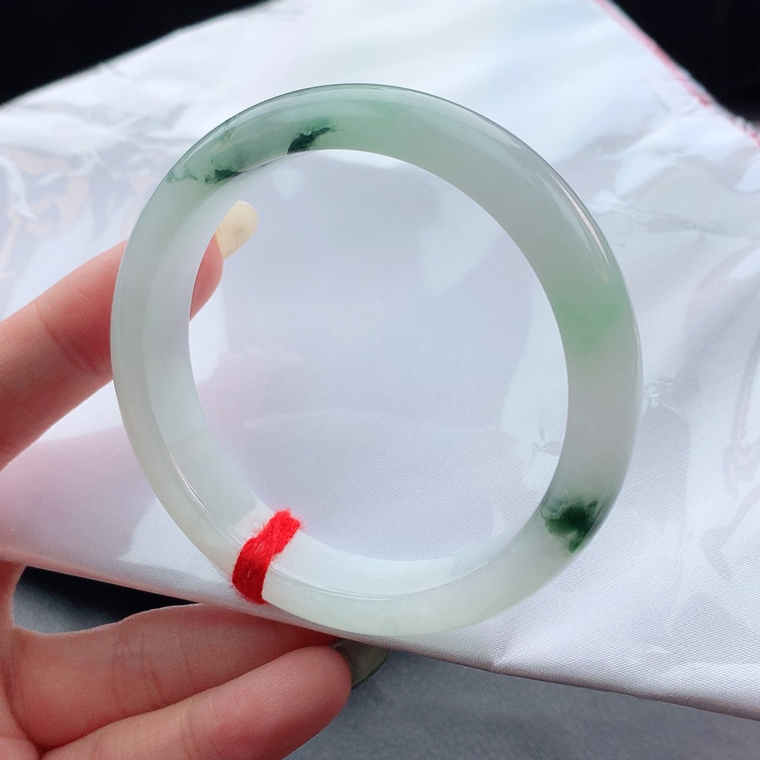 翡翠手镯未镶嵌56圈口800008