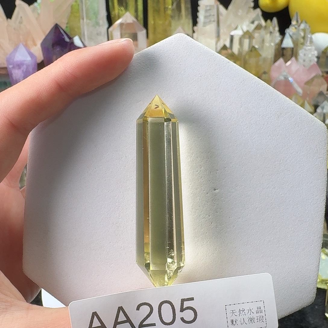 海***垚未镶嵌珠宝半成品水晶205打孔