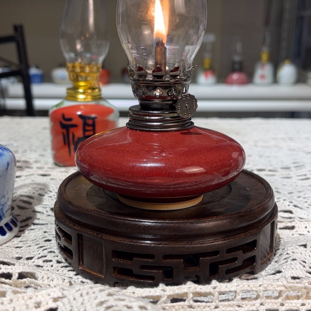 摆件景德镇陶瓷香薰灯