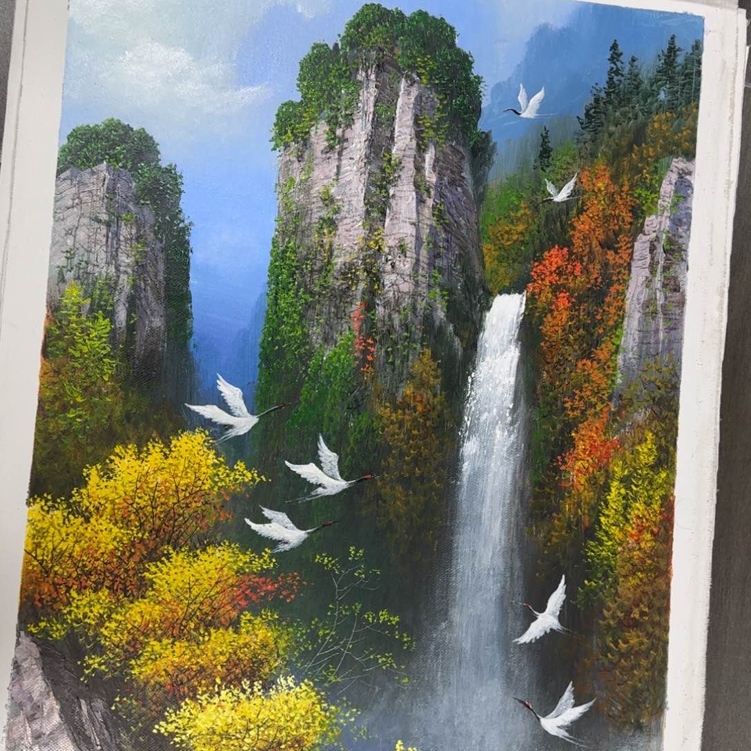 油画加油加油努力加油加油