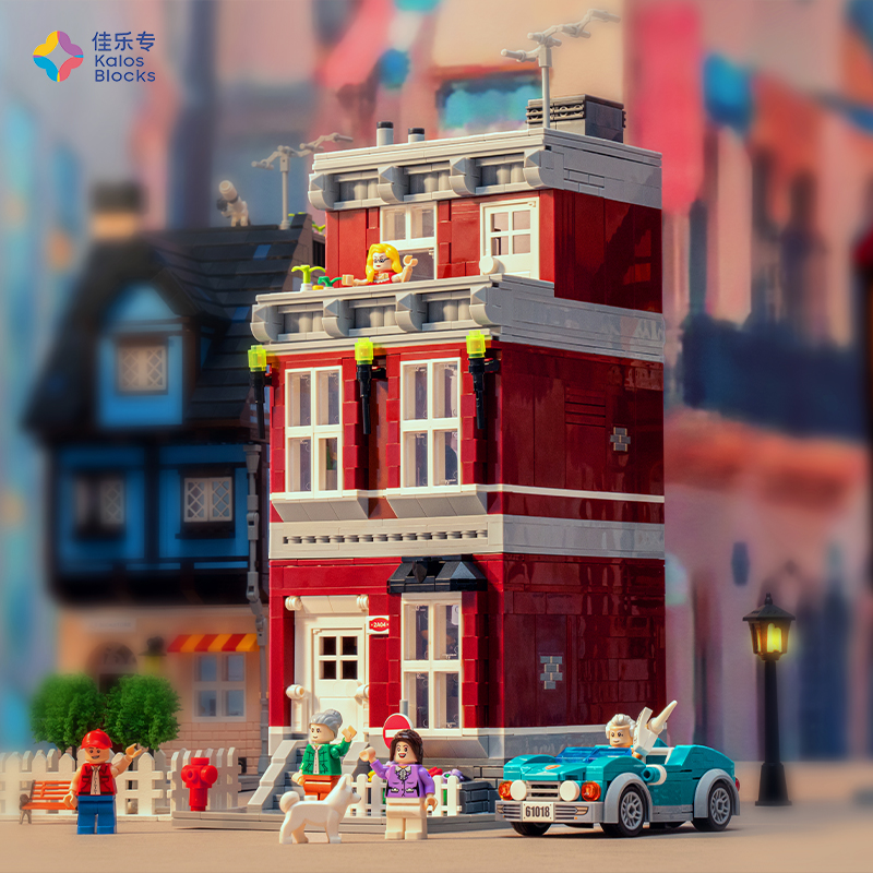 【收藏者之家】艺术积木拼装手工礼物玩具模型创意积木DIY街景屋