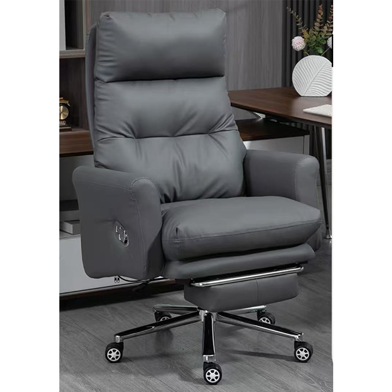 一键午睡老板椅轻奢办公椅可躺大班椅舒适久坐座椅家用书房电脑椅