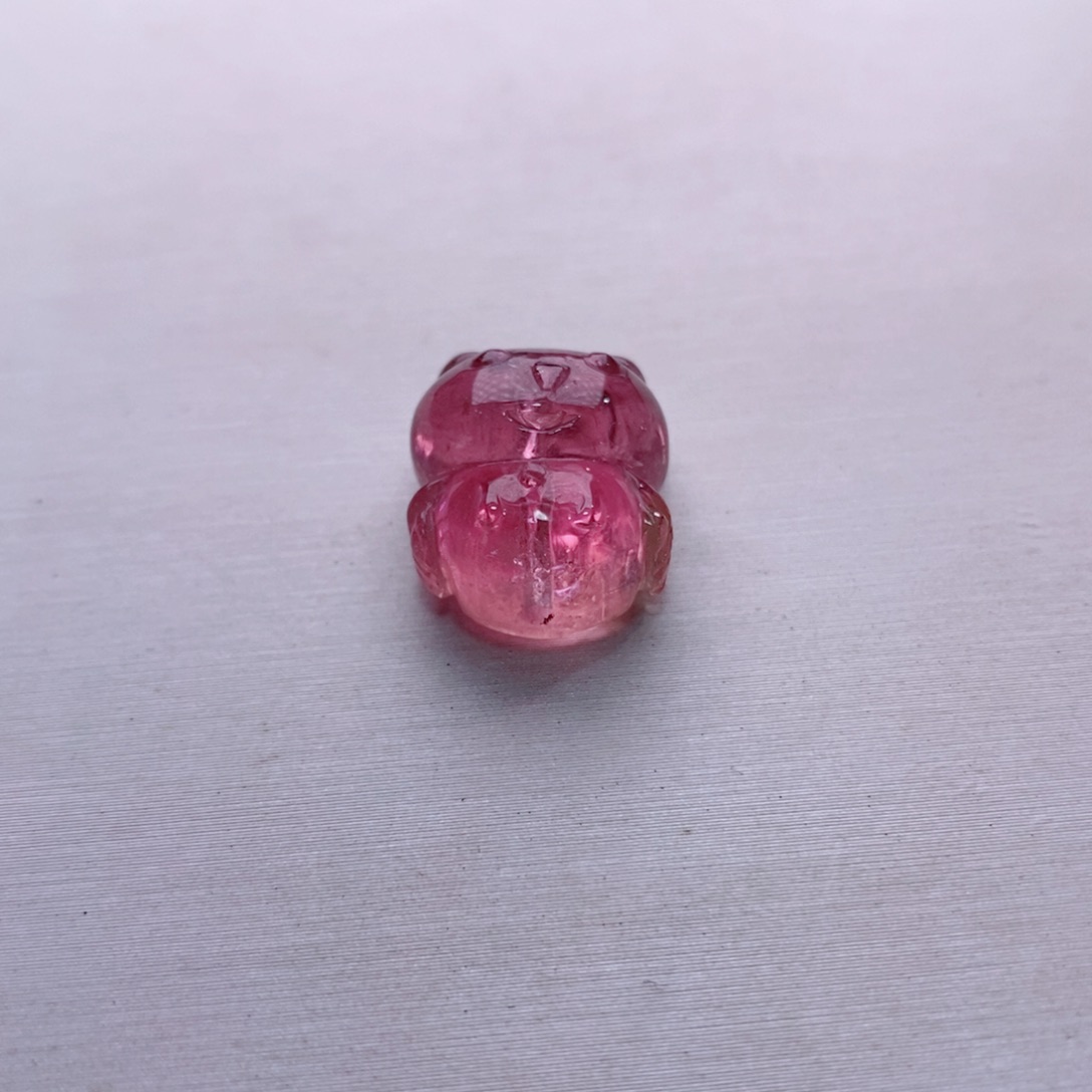 未镶嵌小熊碧玺碧玺A小熊