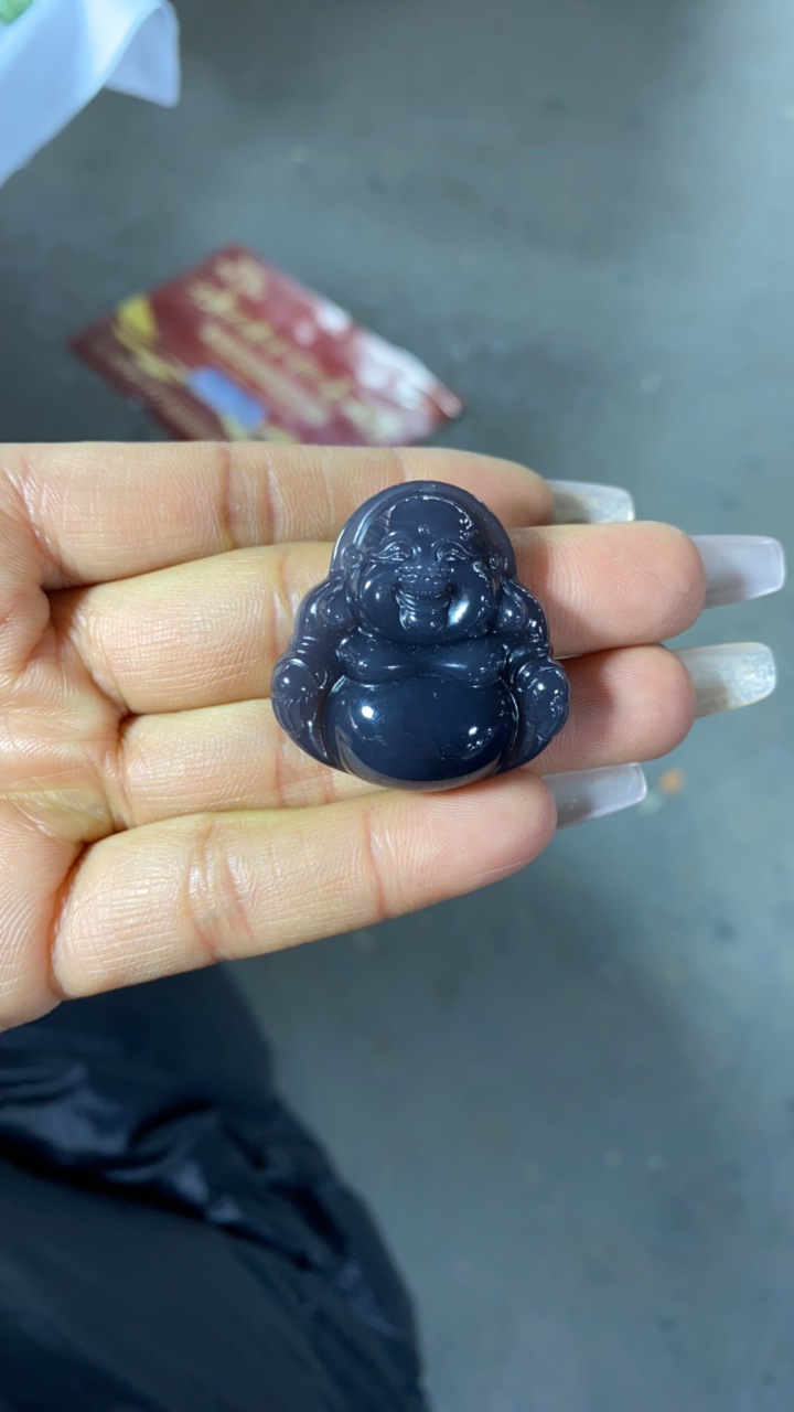 和田玉青海料挂件