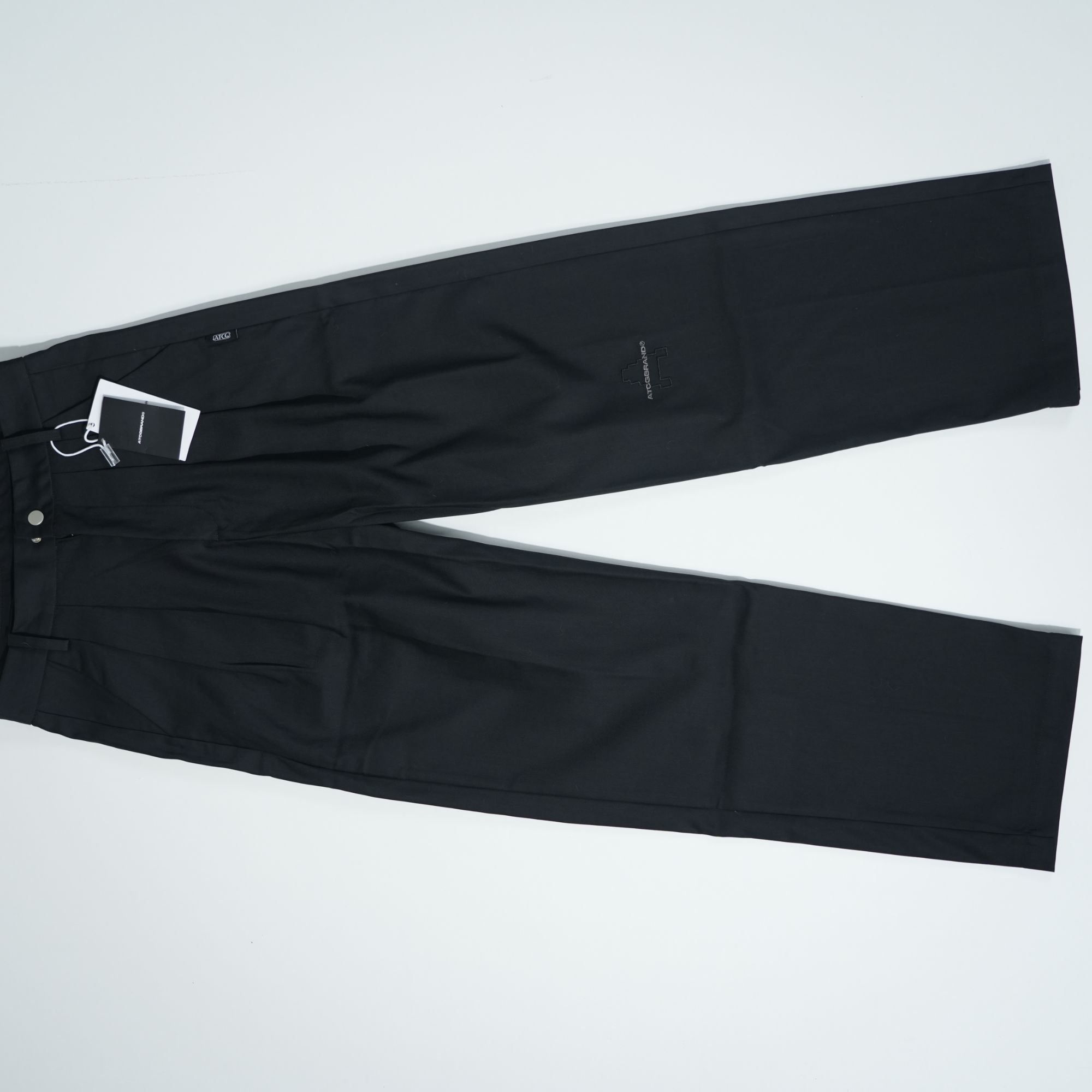 ATCG 刺绣直筒西裤