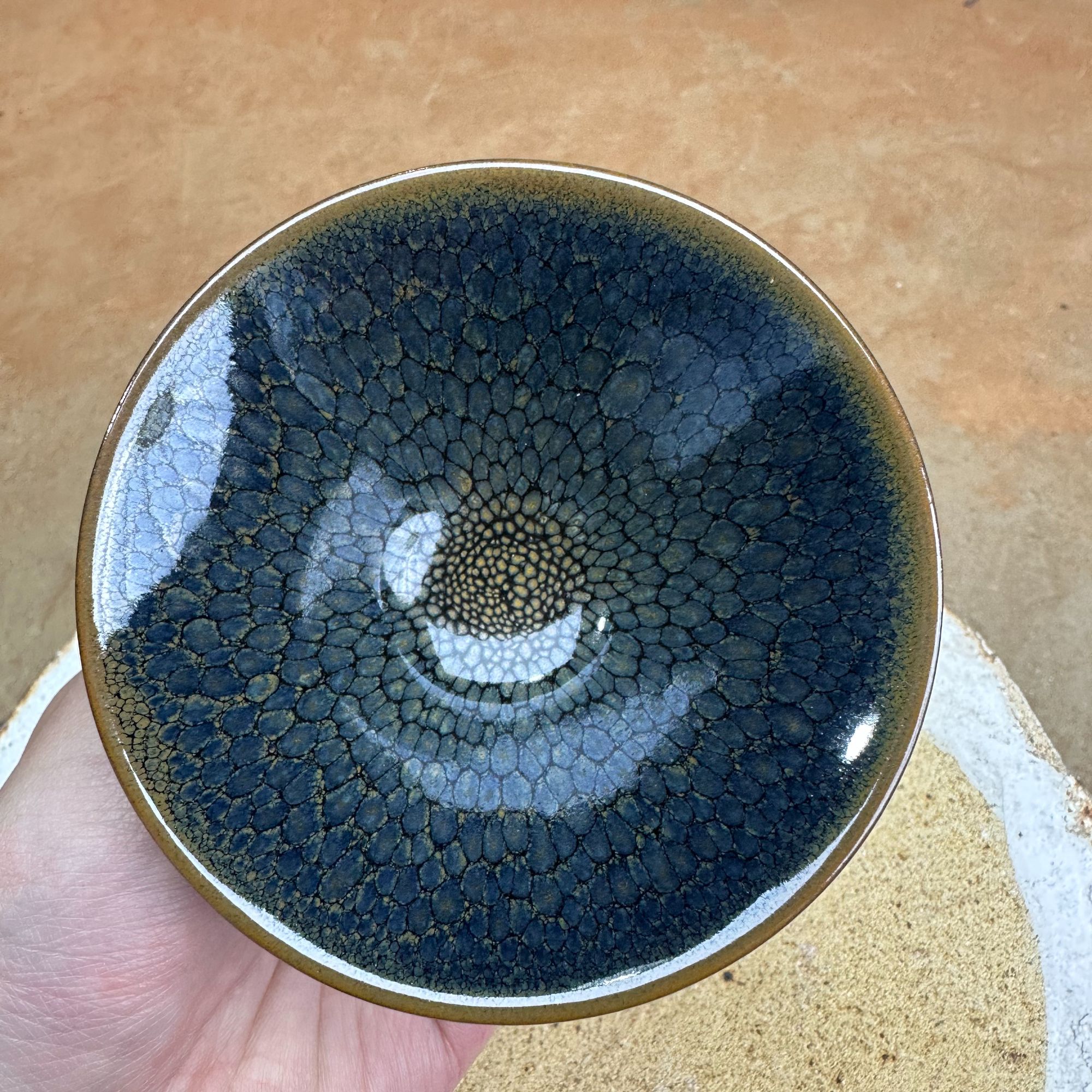 【闪购商品】瓷杯 蓝鹧鸪 平口