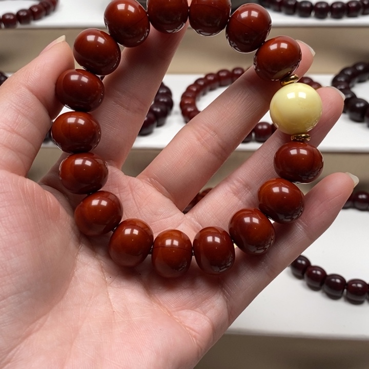 核桃手串/手链孤**人猴头雕刻