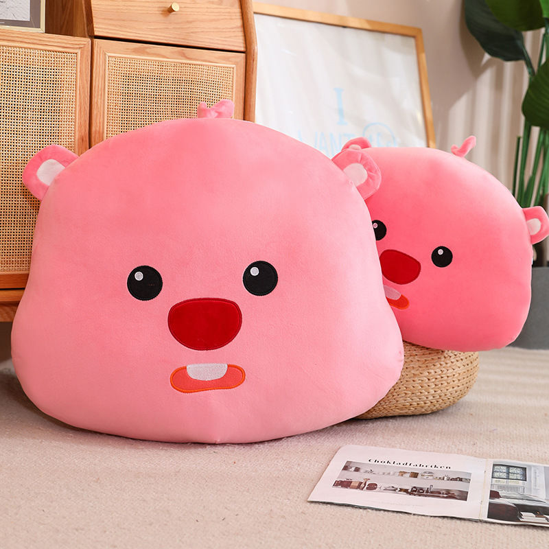 露比小枕头抱枕可爱海狸抱枕毛绒玩具靠枕玩偶公仔女生日圣诞礼物