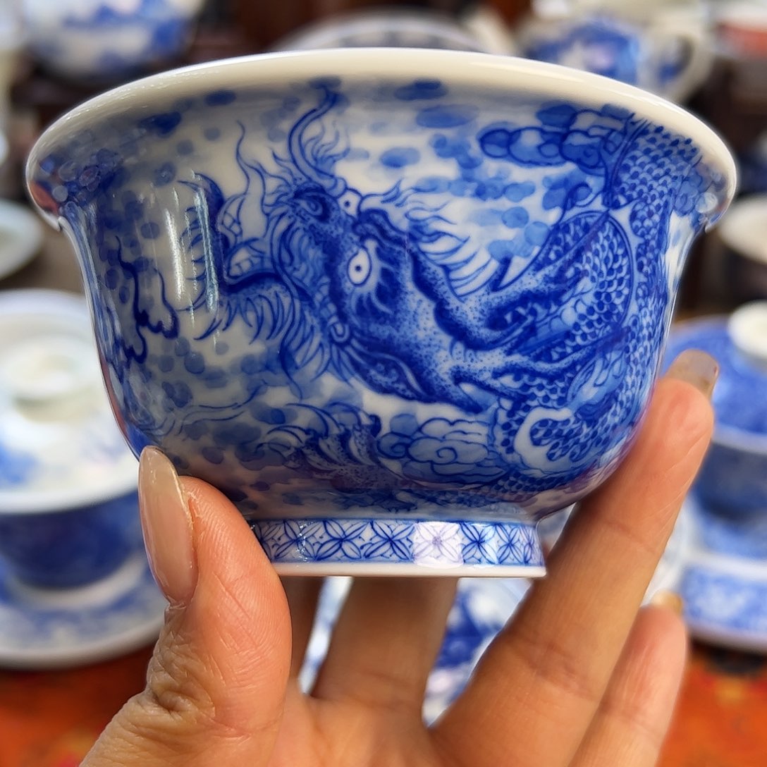 景德镇手工手绘杯子