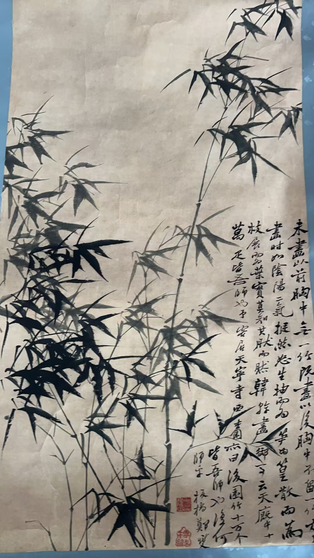 开播-墨竹-【精品复仿】高清艺术微喷复刻画