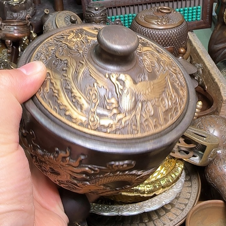 铜器办公室茶室摆件