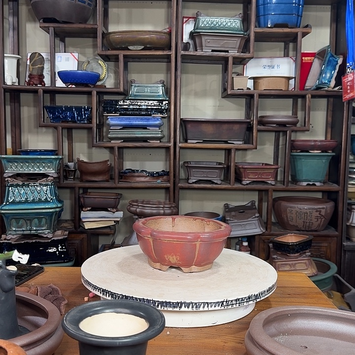 用***0紫砂花盆加奎紫砂花盆