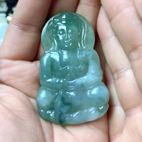 翡翠颈饰未镶嵌天然缅甸翡翠a货