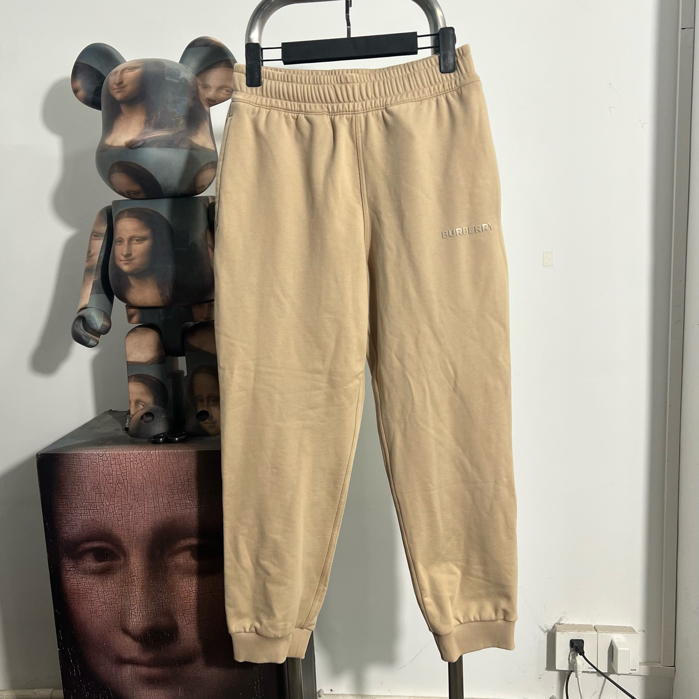 99新 BURBERRY/博柏利 胶印logo长裤 尺码：S 裤长92 腰围35