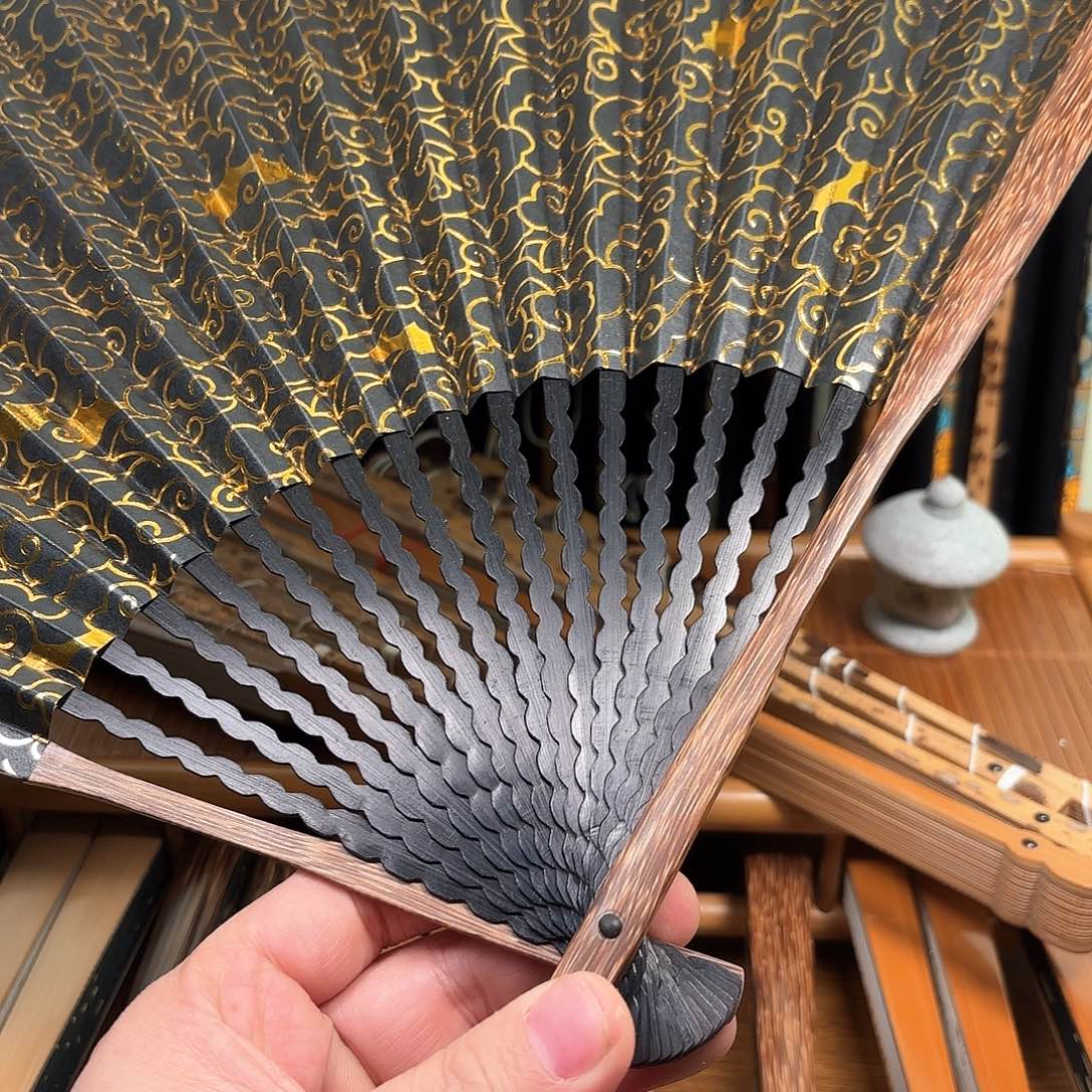 扇子芝麻粽龙鳞祥云金