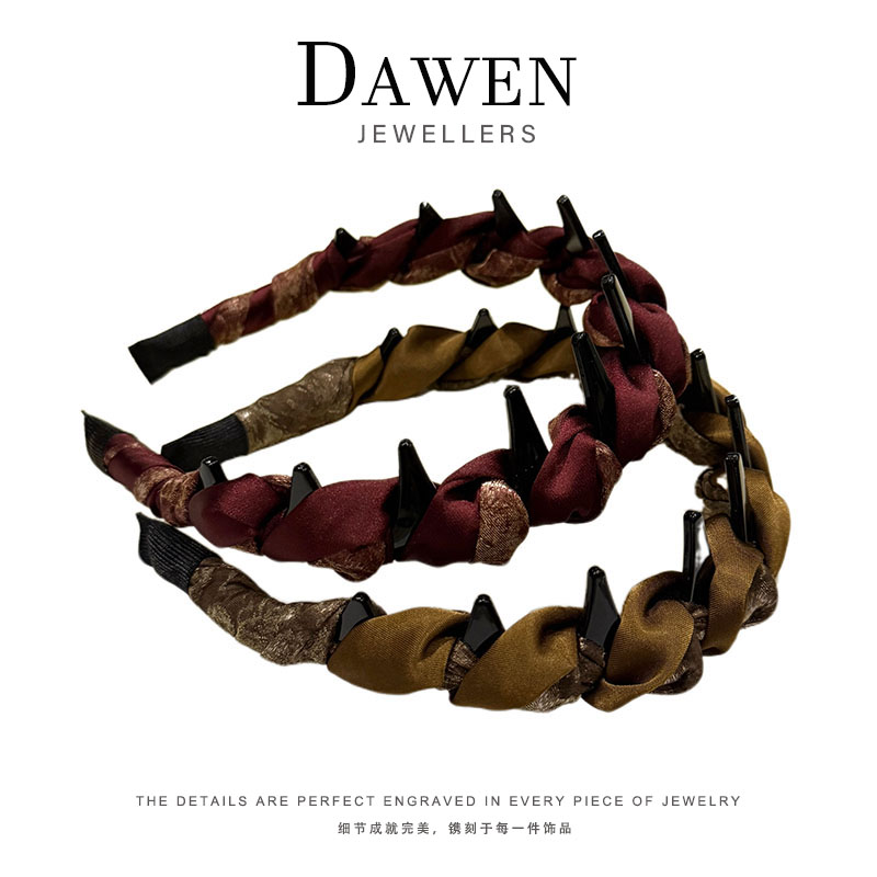 CY3024《韵色芳华》国潮风新年发饰香云沙气质高颅顶发箍头箍