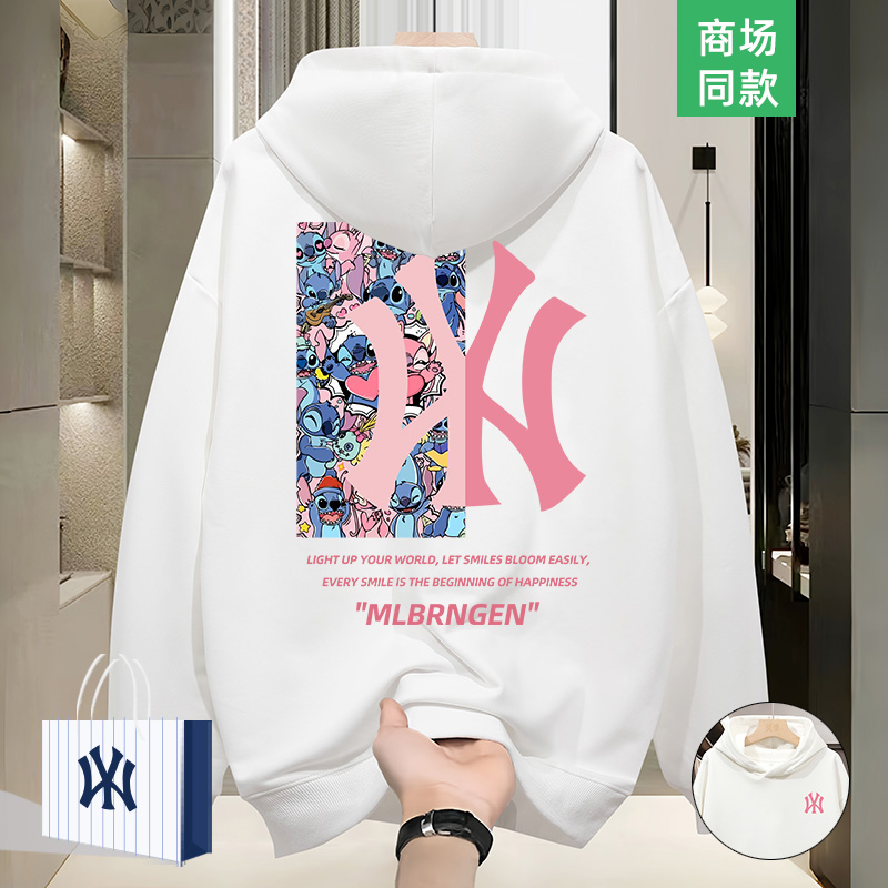 奥莱高端好物秋季史迪仔卫衣连帽休闲上衣男士美式重磅潮牌上衣