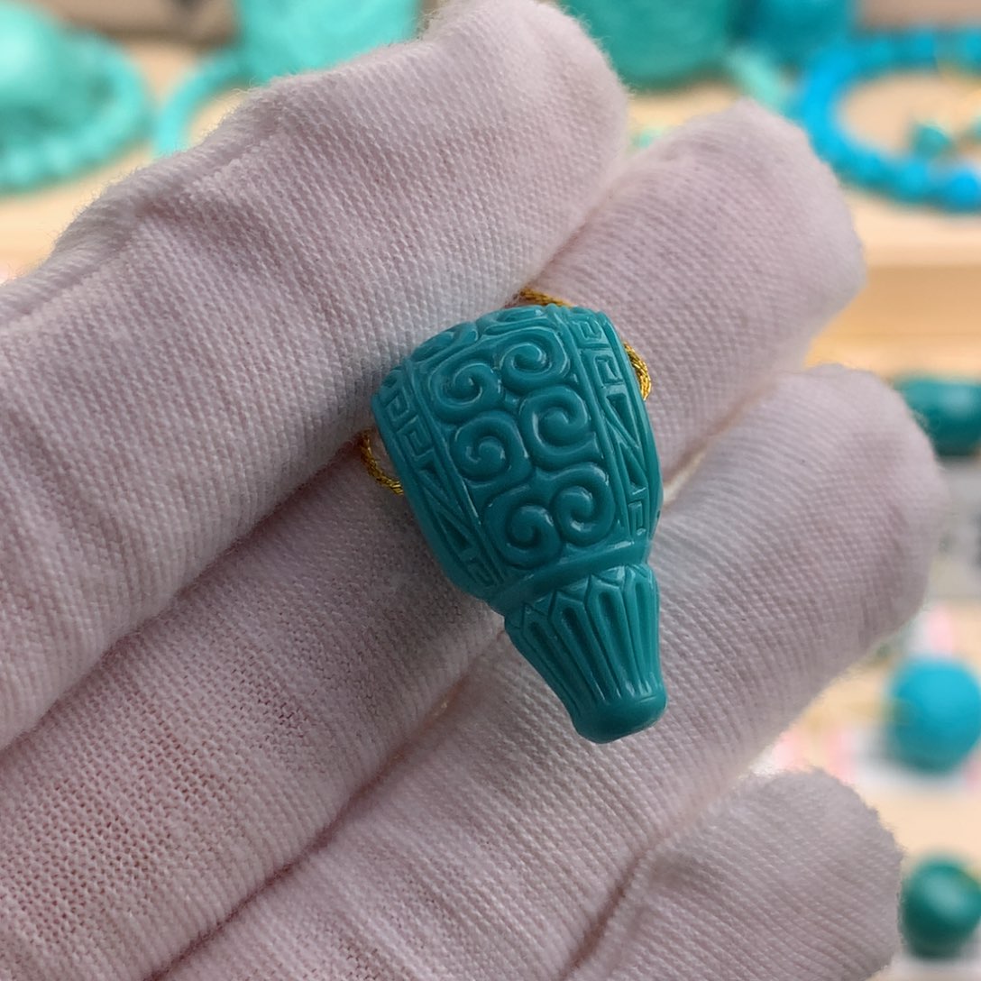 绿松石珠宝奇石未镶嵌13.7