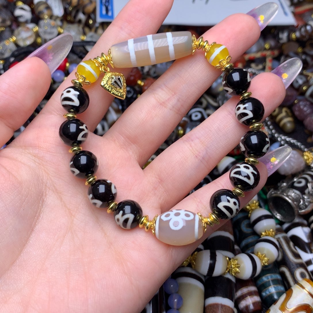 玛瑙/玉髓未镶嵌手链