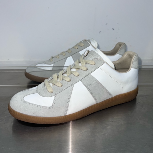 99新 Maison Margiela/梅森马吉拉 配盒 39.5码 德训灰白 球鞋