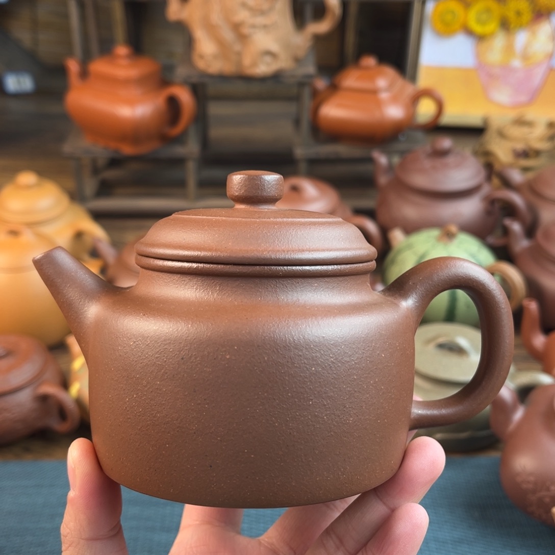 油***哥茶壶紫砂手工制作工艺精湛