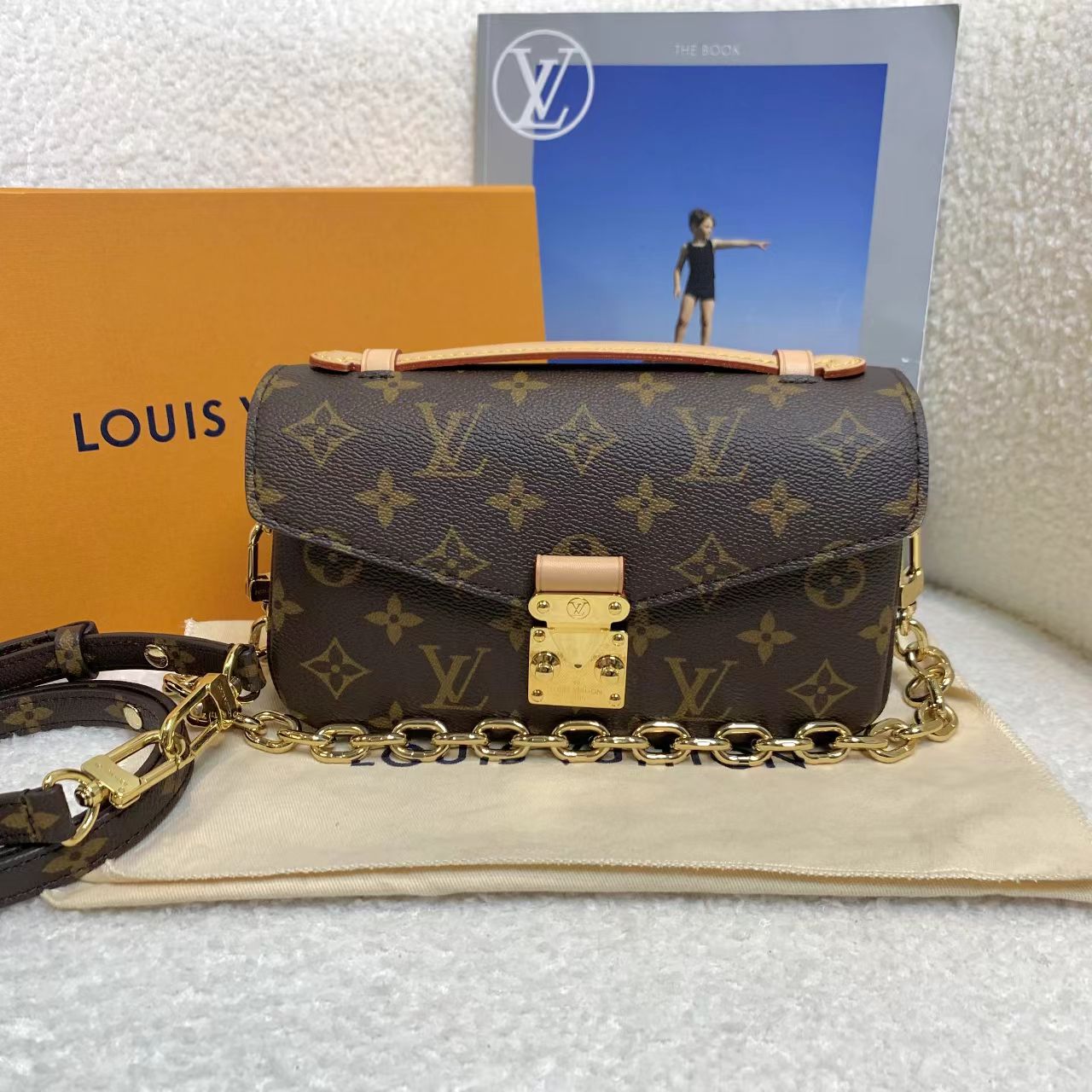 99新 LouisVuitton/路易威登 壹臻/老花邮差包 86320274