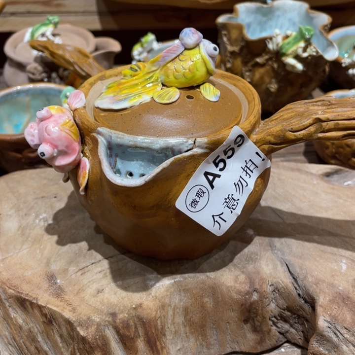 手工制作陶瓷茶具仿生茶器